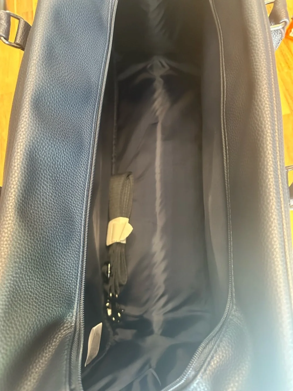 Ralph Lauren Polo Large Navy Duffle Weekender Travel Gym Bag Removable Strap